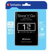 Externi hard disk Verbatim 53023 Store 'n'Go 2,5" 1TB USB 3.0 Gen1 black 