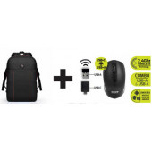 Port premium pack ruksak 15,6" + bežični miš, crna