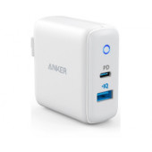 Anker PowerPort PD+2 20W total zidni adapter/punjač, 1× USB-C + 1×USB-A, Power IQ