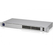 Ubiquiti UniFi Managed 24-port Gigabit Switch, 2×1G SFP, Rack 1U (USW-24)