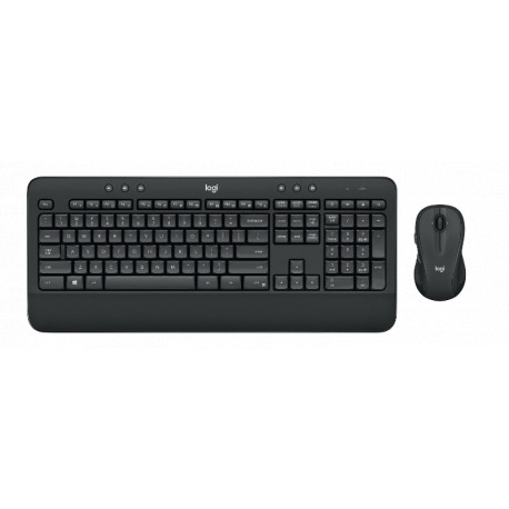 Logitech MK545 bežična tipkovnica i miš, crna