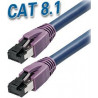 Transmedia Cat8.1 SFTP Kabel 1m, dark blue