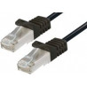 Transmedia CAT6a SFTP Patch Cable 2m black