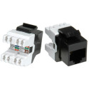 Roline RJ45 Keystone konektor Cat.5e/Class D, UTP, crni
