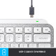LOGITECH MX Keys Mini Minimalist Wireless Illuminated Keyboard - PALE GREY - US INT'L - 2.4GHZ/BT -