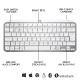 LOGITECH MX Keys Mini Minimalist Wireless Illuminated Keyboard - PALE GREY - US INT'L - 2.4GHZ/BT -