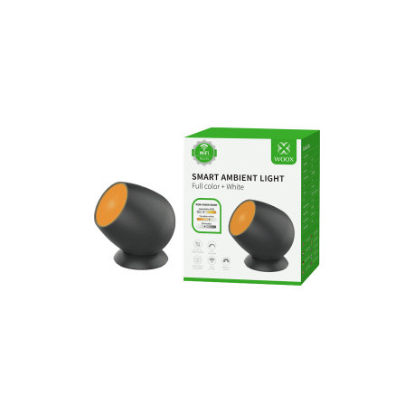 WOOX WiFi Smart LED ambijentalna stolna svijetiljka RGB+CCT, 2.2W, 210lm, 3000K-6000K, Amazon Alexa i Google Assistant (