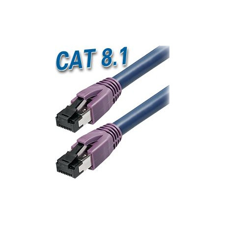 Transmedia Cat 8.1 SFTP Kabel 10,0M, dark blue