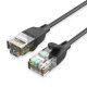 Vention Cat.6A UTP Patch Cable 0.5M Black Slim