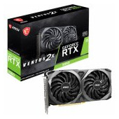 MSI Video Card Nvidia RTX 3060 VENTUS 2X 12G OC (RTX 3060, 12GB GDDR6, 192-bit, GPU 1680MHz (Boost 1