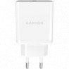 Canyon, Wall charger with 1*USB, QC3.0 24W, Input: 100V-240V, Output: DC 5V/3A,9V/2.67A,12V/2A, Eu p