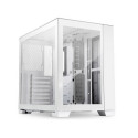Lian Li O11 Dynamic Mini Snow Edition, ATX, Midi-Tower, kaljeno staklo