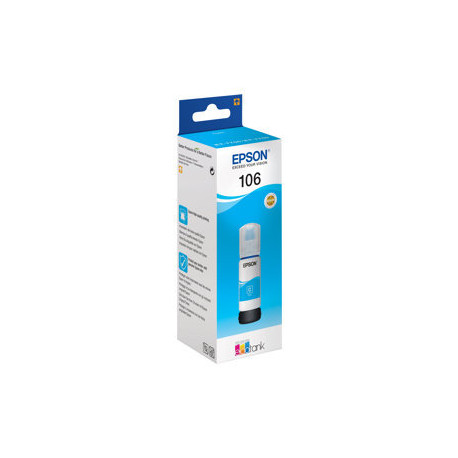 EPSON 106 EcoTank Cyan ink bottle