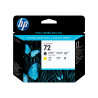 HP 72 Printhead black matte and yellow