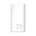 Silicon Power Powerbank QS15, 20000mAh, 18W, 2×USB-A/1×USB-C/Micro USB, bijeli