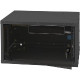 Ormar zidni 9U/400mm, rasklopljen, crni