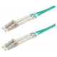 Roline optički kabel 50/125µm LC/LC Duplex, OM3, 1.0m, tirkizni