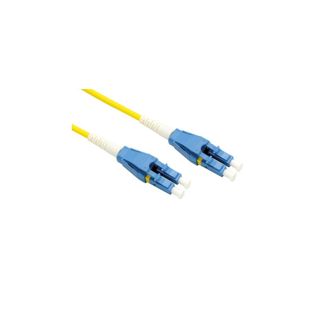Roline optički kabel 9/125µm LC/LC singlemode Duplex, LSOH, 0.5m, žuti