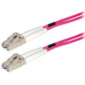 Transmedia Fibre optic MM OM4 Duplex Patch cable LC-LC 1m