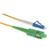 NFO Patch cord, LC UPC-SC APC, Singlemode 9 125, G.652D, Simplex, 10m