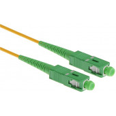 NFO Patch cord, SC APC-SC APC, Singlemode 9 125, G.657A2, Simplex, 1m