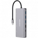 CANYON 13 in 1 USB C hub, with 2*HDMI, 3*USB3.0: support max. 5Gbps, 1*USB2.0: support max. 480Mbps,