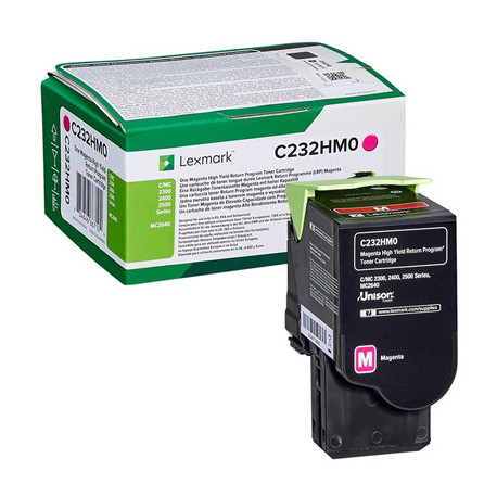 Toner Lexmark C232HM0 magenta 2.3k