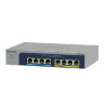 NETGEAR MS108UP Neupravljano 2.5G Ethernet (100/1000/2500) Podrška za napajanje putem Etherneta (PoE)