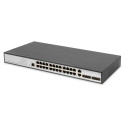 Digitus DN-80221-3 mrežni prekidač Upravljano L2 Gigabit Ethernet (10/100/1000) Crno, Sivo