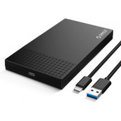 Orico vanjsko kućište 2.5" SATA HDD/SSD do 9.5 mm, tool free, USB-C/USB3.0, crno (ORICO 2526C3-BK-EP)