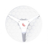 Mikrotik RBLHG-5nD (LHG 5), Dual Chain 5Ghz 802.11an, 24.5dBi antena, 600MHz CPU, 64MB RAM, 1x LAN, POE, PSU, RouterOS L