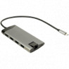 Inter Tech USB Type C docking station with 3x USB 3.0 Type A, 4K HDMI, RJ45 gigabit network connecti