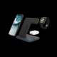 CANYON WS-303 3in1 Wireless charger, with touch button for Running water light, Input 9V/2A, 12V/2A,