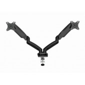 Gembird Adjustable desk 2-display mounting arm, 13”-27"