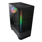 Cougar I MX430 Air RGB Black I 3851C60.0001 I Case I Mid tower / 3 ARGB fans / 2 LED Strips / TG tra