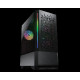 Cougar I MX430 Air RGB Black I 3851C60.0001 I Case I Mid tower / 3 ARGB fans / 2 LED Strips / TG tra