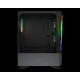 Cougar I MX430 Air RGB Black I 3851C60.0001 I Case I Mid tower / 3 ARGB fans / 2 LED Strips / TG tra
