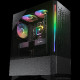 Cougar I MX430 Air RGB Black I 3851C60.0001 I Case I Mid tower / 3 ARGB fans / 2 LED Strips / TG tra