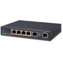 PLANET Gigabit preklopnik (Switch) 4-port 10/100/1000Mbps 802.3at High Power PoE (55W) + 2-Port 10/100/1000T