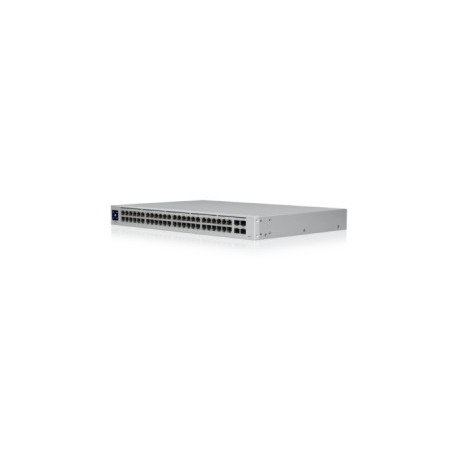 Ubiquiti UniFi Managed 48-port Gigabit Switch (32-port PoE), 4×SFP, Touchscreen LCD, Rackmount, 195W (USW-48-PoE)