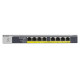 NETGEAR GS108LP Neupravljano Gigabit Ethernet (10/100/1000) Podrška za napajanje putem Etherneta (PoE) 1U Crno, Sivo