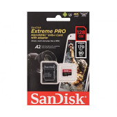 SanDisk Extreme Pro microSDXC 128GB UHS-I A2 Class 10, U3/V30 + SD adapter (SDSQXCD-128G-GN6MA)