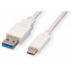 Roline VALUE USB 3.2 Gen 1 kabel, A-C, M/M, 3.0m, bijeli