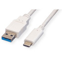 Roline VALUE USB 3.2 Gen 1 kabel, A-C, M/M, 3.0m, bijeli