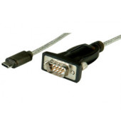Roline pretvarač USB-C - Serial RS232, DB9, 1.8m