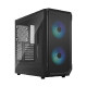Fractal Focus 2 RGB Black TG, crno bez napajanja