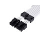Kabel Lian Li Strimer Plus V2 Dual 8-Pin RGB, PCIe, za grafčno kartico, 30 cm