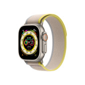 Watch Apple Watch Ultra GPS + Cellular 49mm Titanium Case with Trail Loop S/M - Yellow/Beige DE