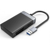 Orico čitač memorijskih kartica USB 3.0, TF/SD/CF/MS (ORICO-CL4T-A3-BK-BP)