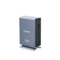 ORICO TB3-S4 USB-C Thunderbolt 3, 15 v 1, 5xUSB-A, 2xTB3, 2xUSB-C, DP, RJ45, SD+TF, napajanje
